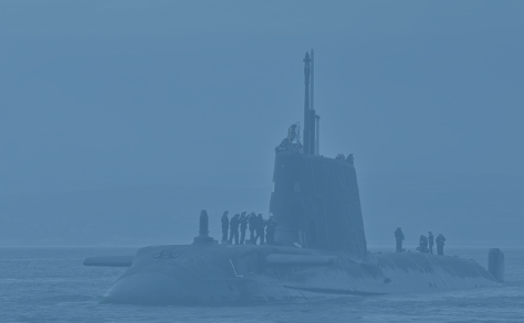 Background service image in blue