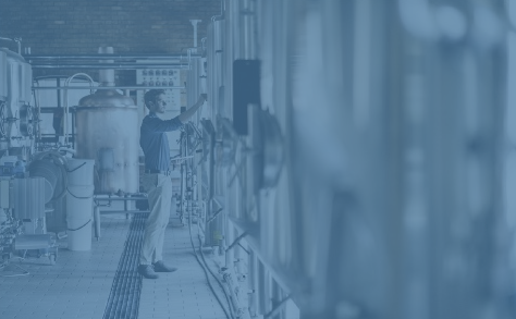 Background service image in blue